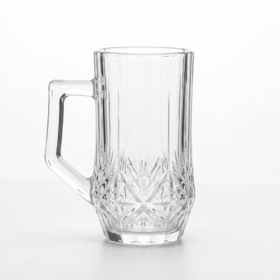 Glass Mug Set - 6 Pcs